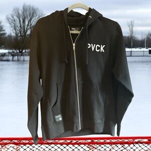 PVCK‎ Black Full Zip Hoodie MINT Hockey S